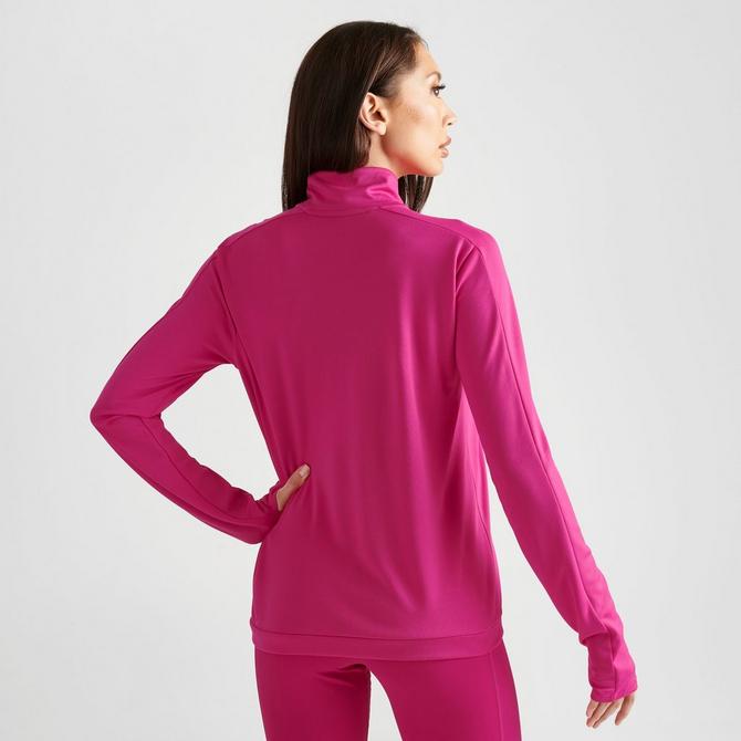 Nike pink hot sale quarter zip