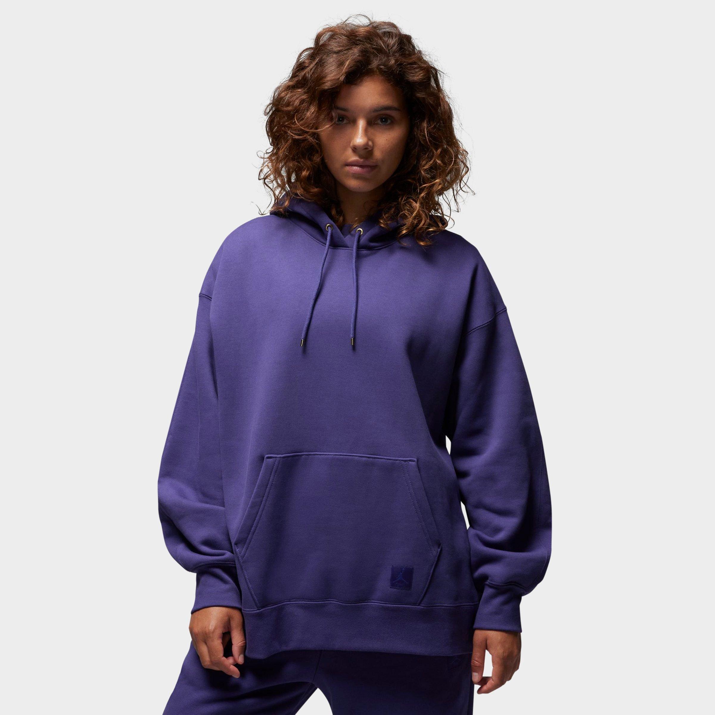 purple jordan hoodie women's