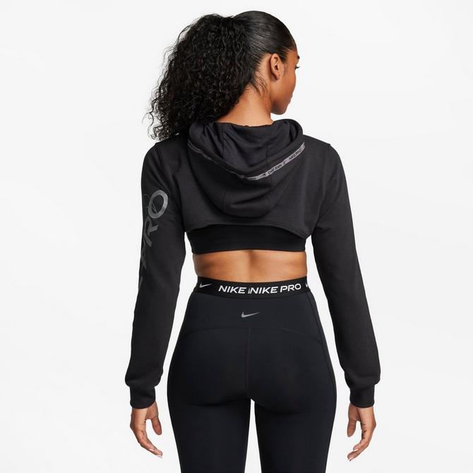 Nike pro black discount hoodie