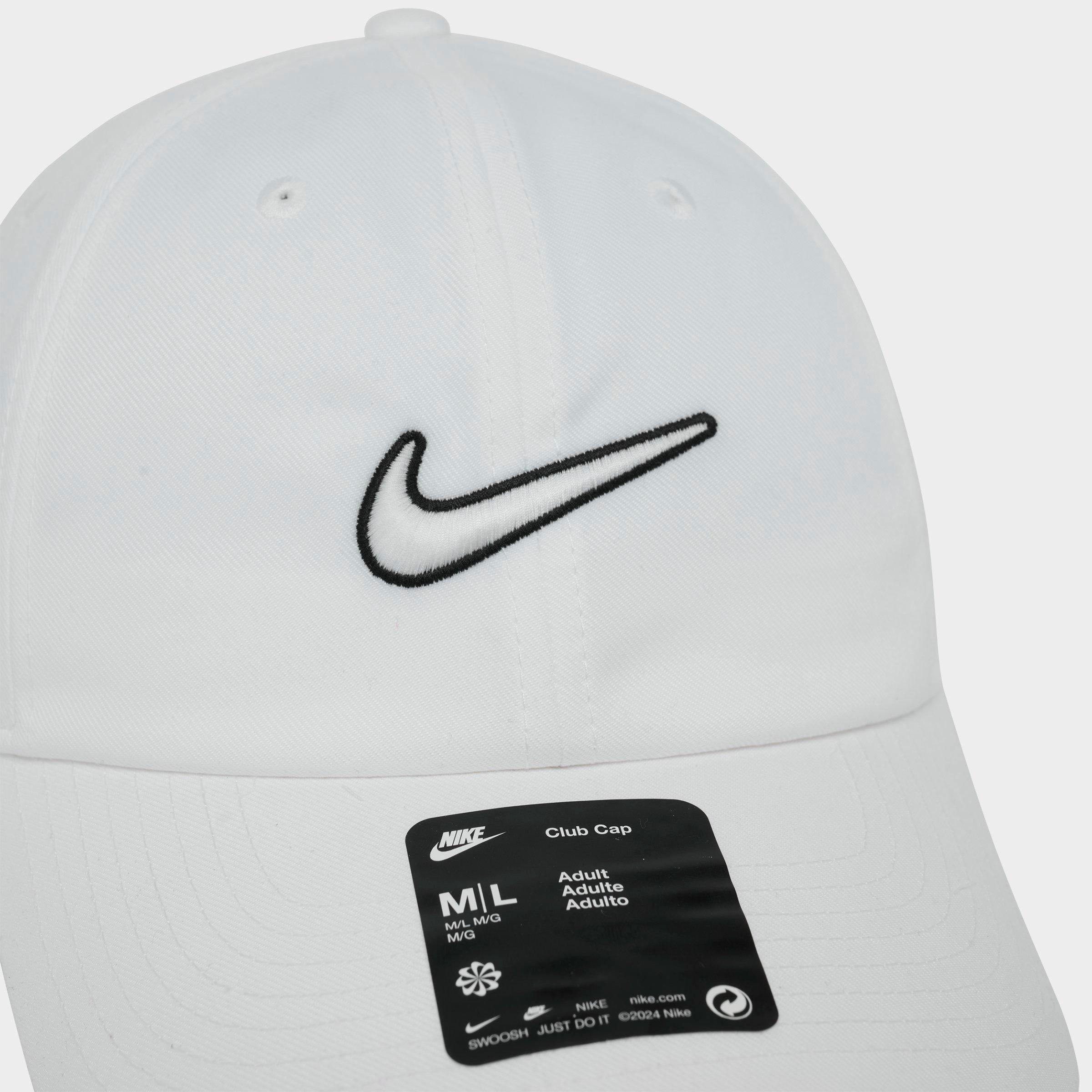 Nike Club Swoosh Unstructured Strapback Hat Finish Line