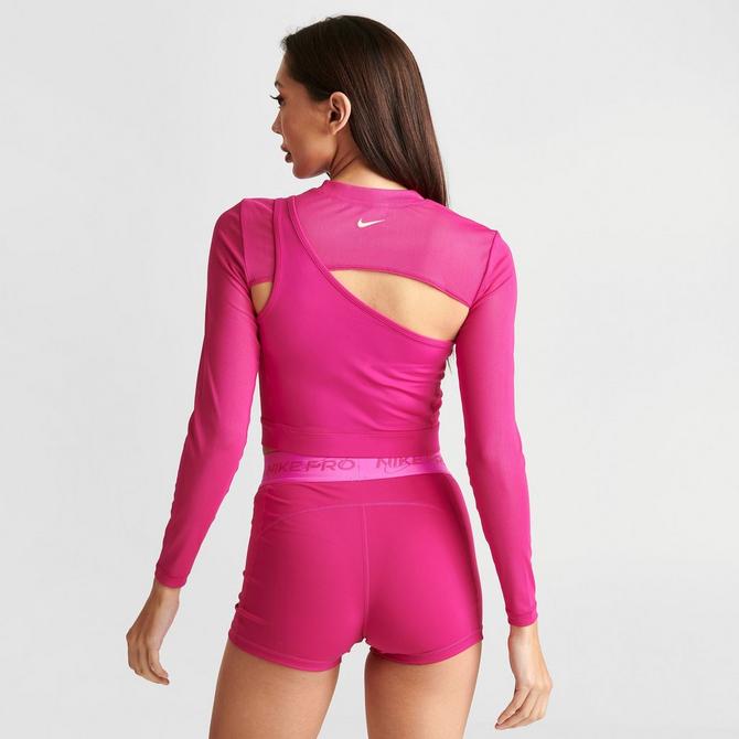 Women's Nike Pro Long-Sleeve Crop Top