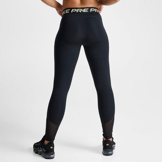 Nike Pro Womens Mid-Rise Tights Blue XXL