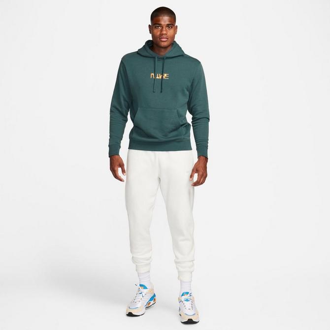 Green nike discount club fleece hoodie