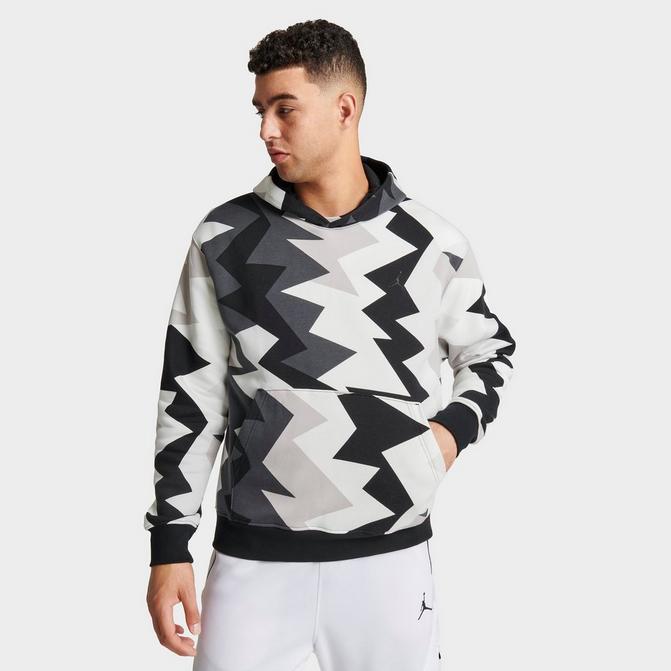 Men's Jordan Flight MVP Allover Heritage Print Fleece Pullover