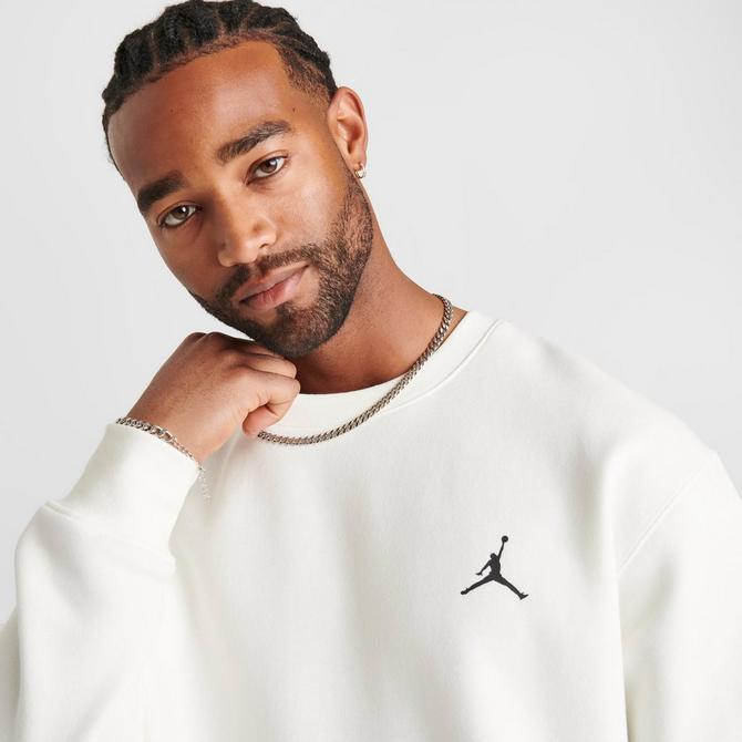 Men's white store crew neck sweatshirt