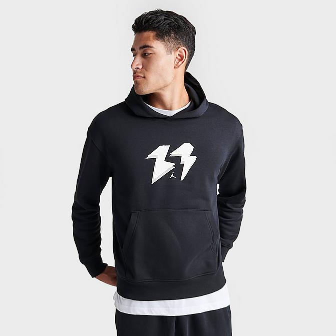 Jersey Flight Pullover Hoodie - White Jersey Flight Pullover Hoodie - White