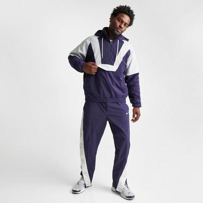 Nike swoosh woven full zip jacket hot sale