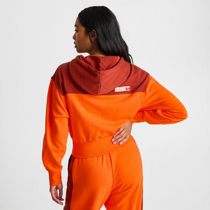 Nike orange top tracksuit womens