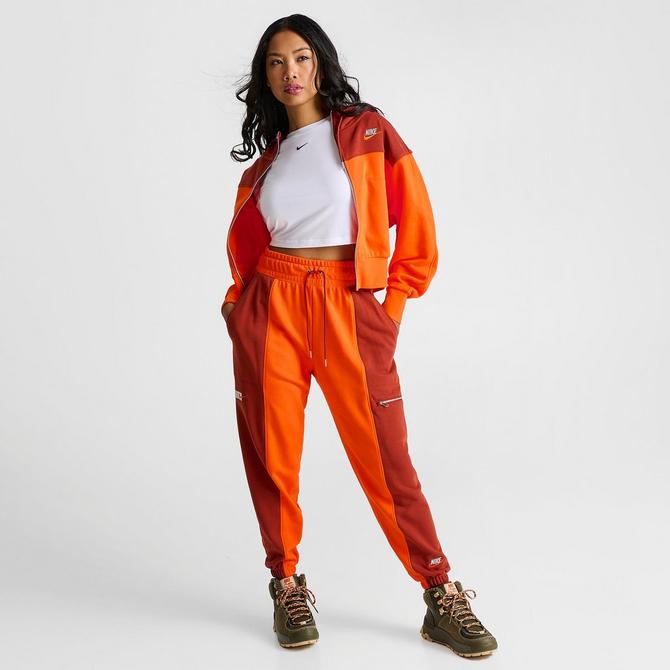 Orange cheap nike tracksuit