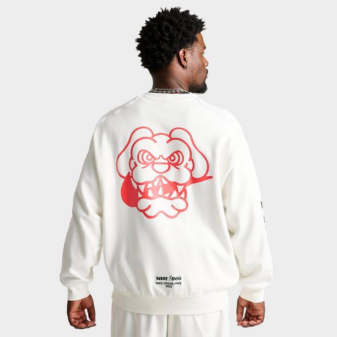 Men's Nike Sportswear Shoe Dog Graphic Fleece Crewneck