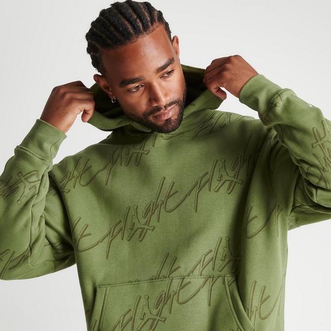 Olive green jordan hoodie hot sale