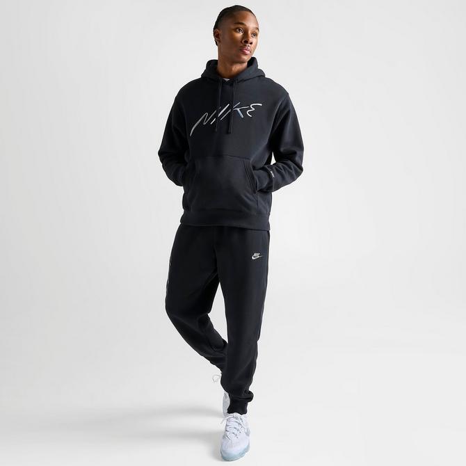 Men's Nike Club Fleece Brushed-Back Graphic Pullover Hoodie