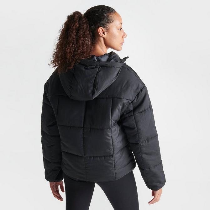 Women's nike shop black padded jacket