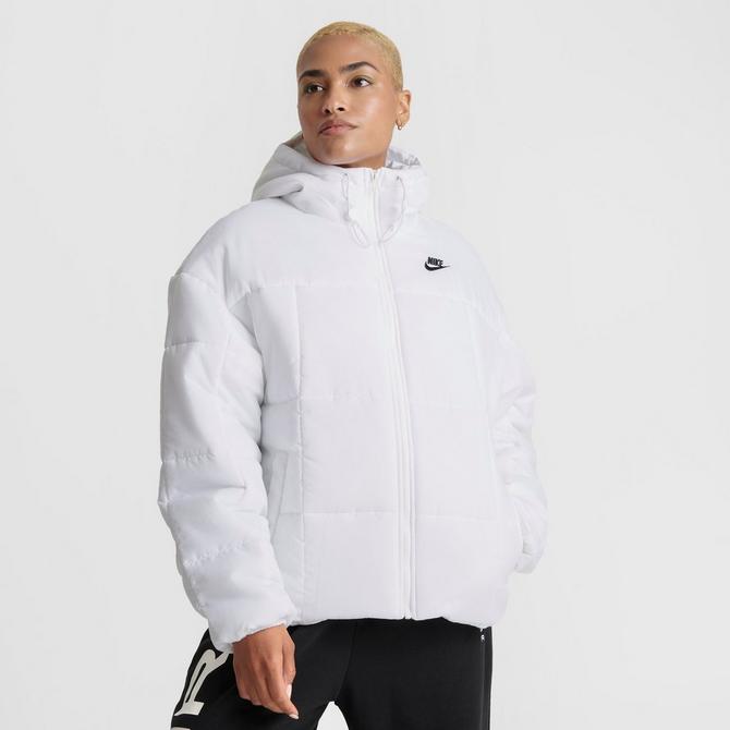 White nike 2025 puffer jacket