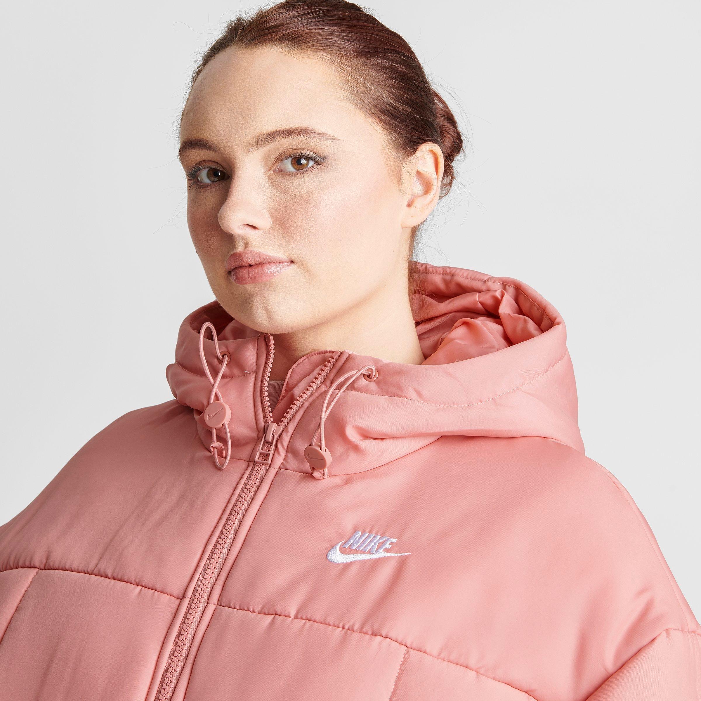 nike pink jacket women's