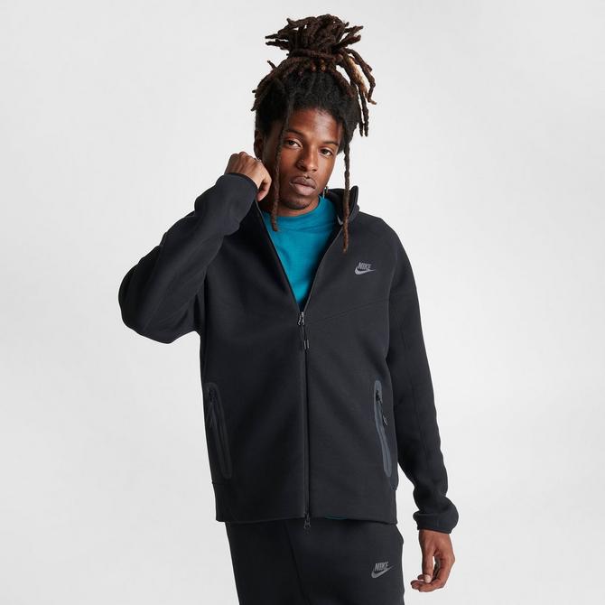 Nike Tech Fleece Windrunner Full Zip Hoodie, Black / Anthracite / Black