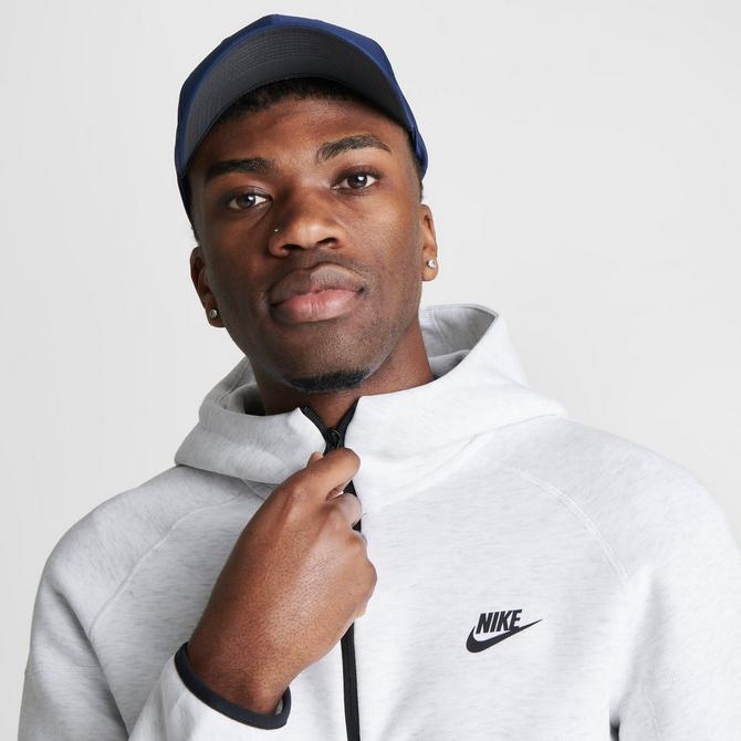 White nike tech fleece hoodie sale