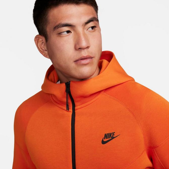 Nike Tech Fleece Tracksuit Kids Orange Black 