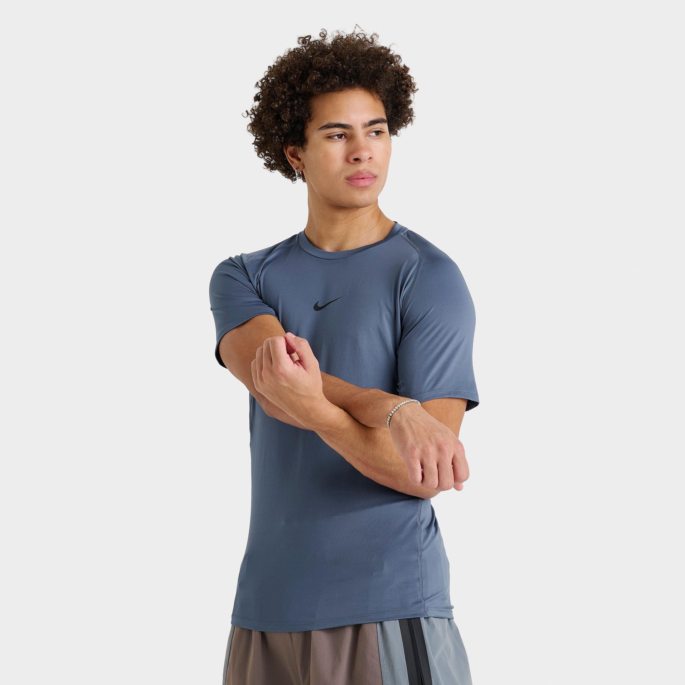 Men's Nike Pro Dri-FIT Tight Short-Sleeve Fitness Top | Finish Line