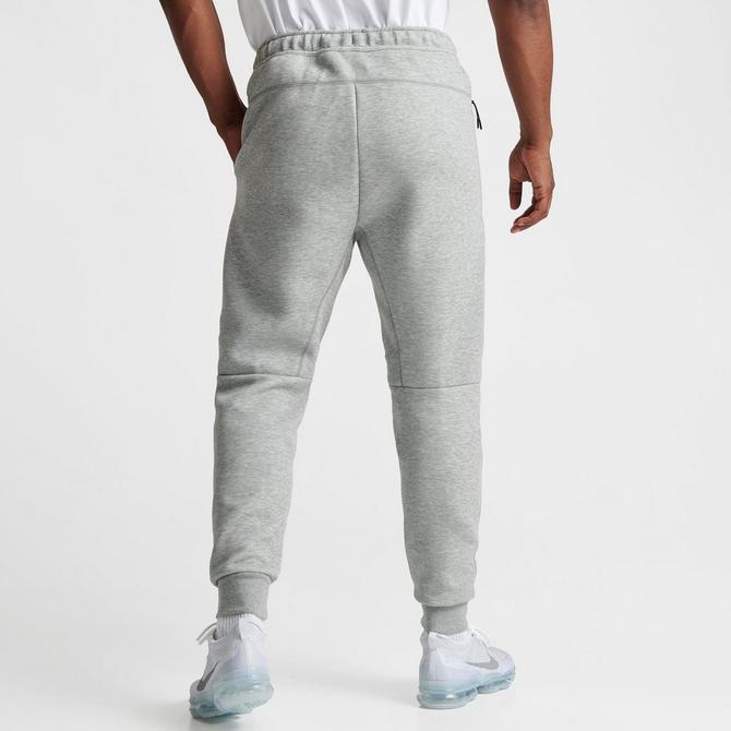 Men's Nike White/Black Sportswear Swoosh Tech Fleece Pants – The