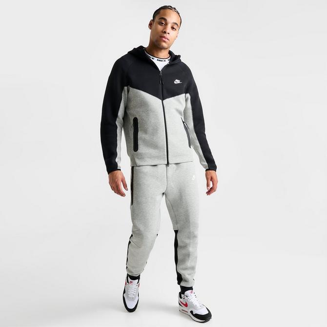 Nike Men's Tech Fleece Hoodie (Dark Grey Heather/Black, Medium-Tall) at   Men's Clothing store