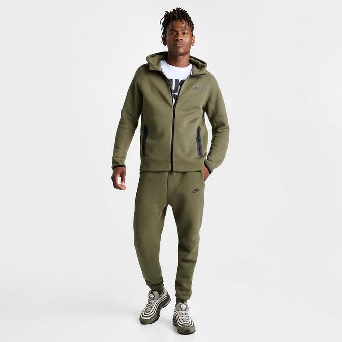 Men's nike olive green 2024 sweatsuit