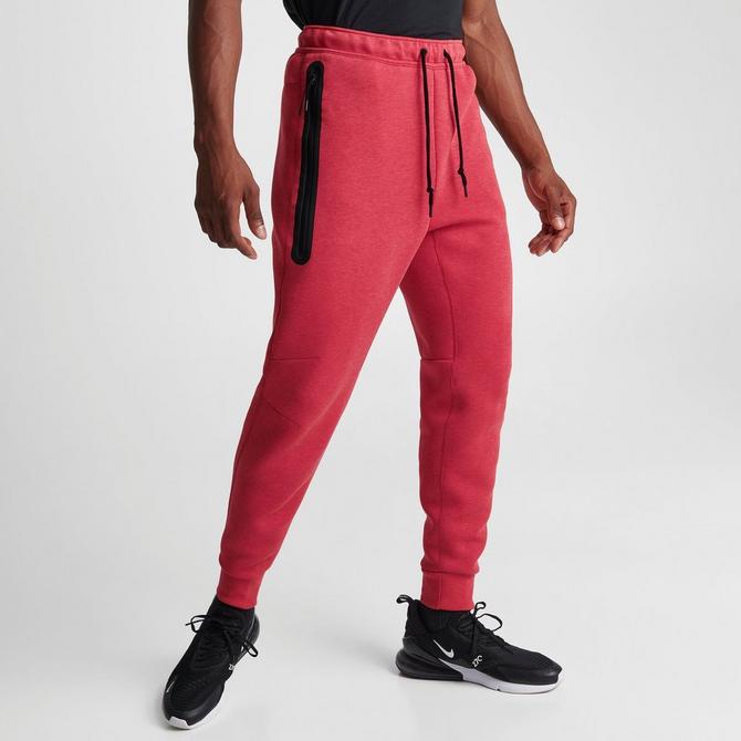 Nike fleece outlet pants red