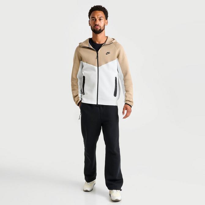 Size 2XL - Nike Sportswear Tech Fleece Graphics Joggers Grey White