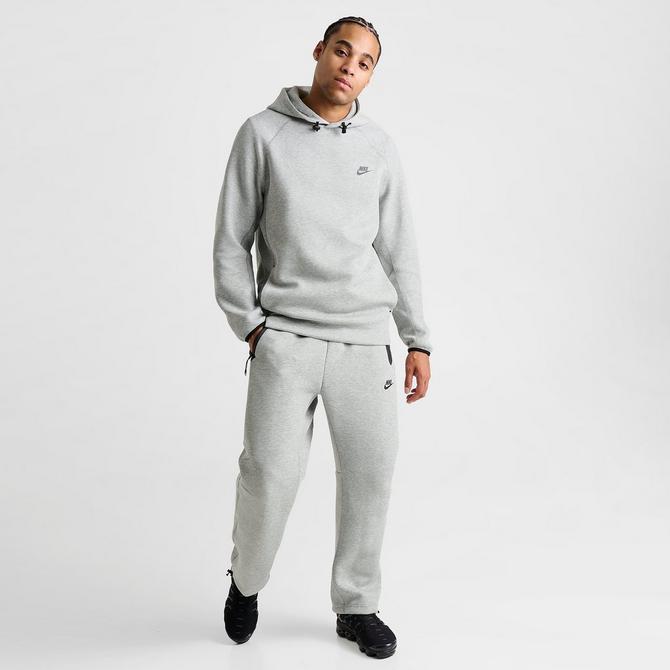 Reebok Identity Open Hem Pants in Medium Grey Heather