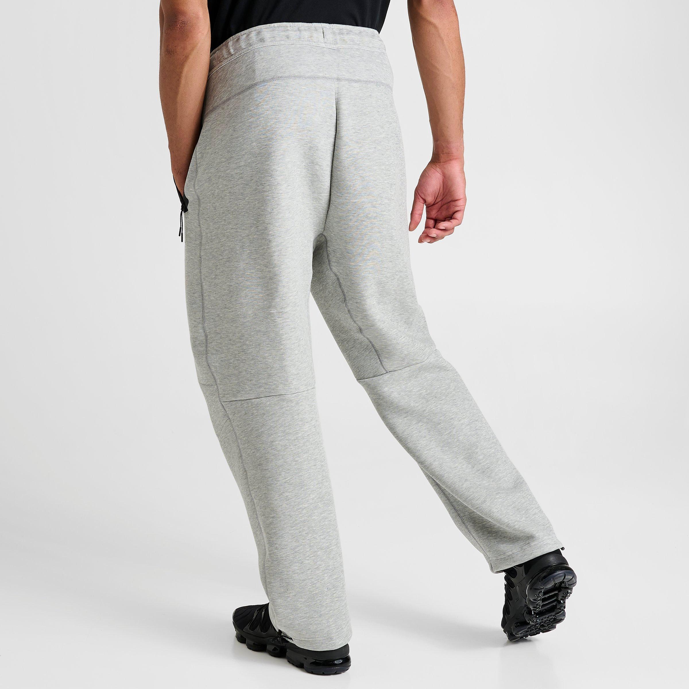 mens nike sweatpants open bottom