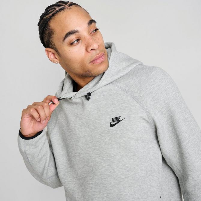 Nike Sportswear Tech Fleece Hoodie - DK GREY HEATHER/BLACK