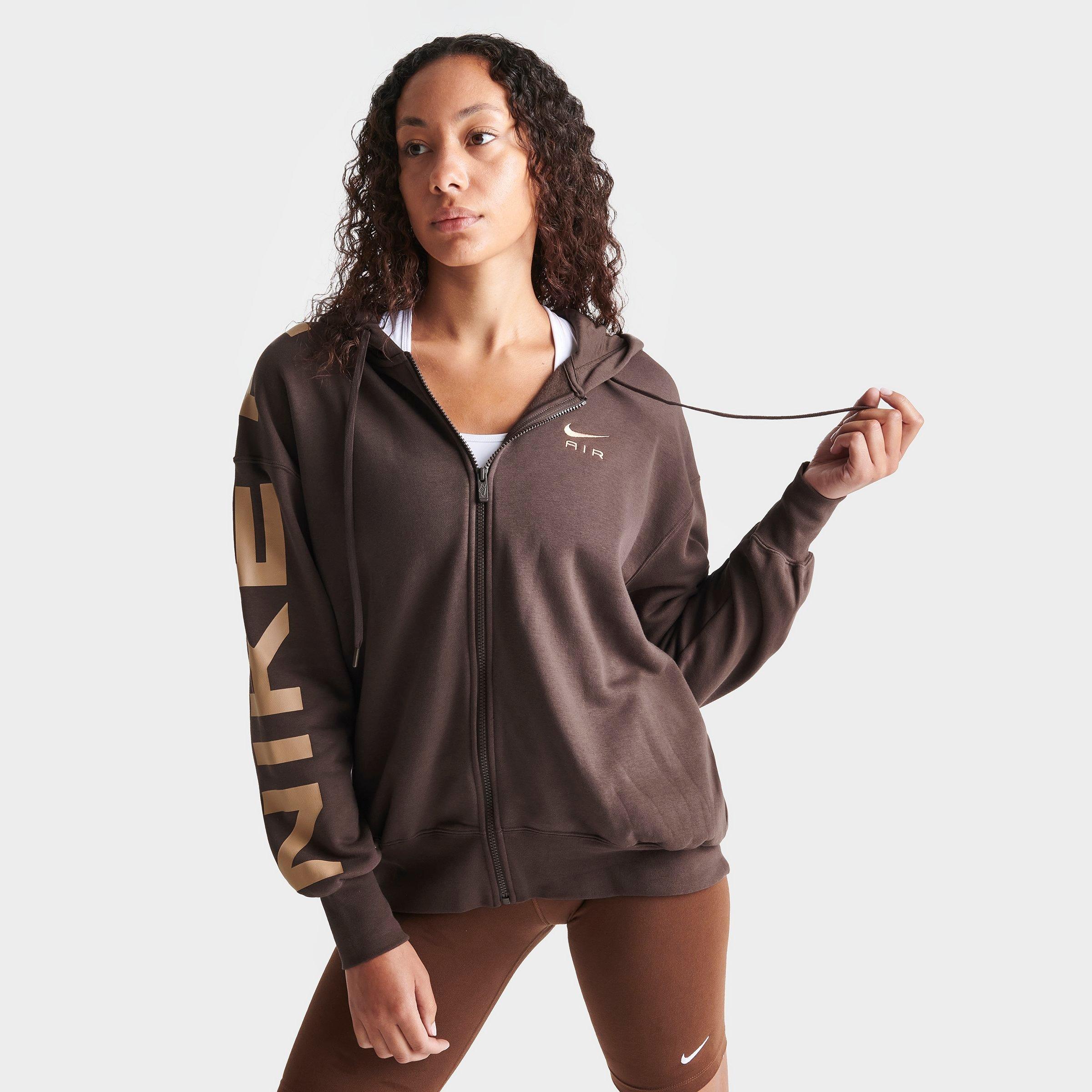 NIKE Women s Nike Sportswear Air Fleece Oversized Full ZIp Hoodie Foxvalley Mall