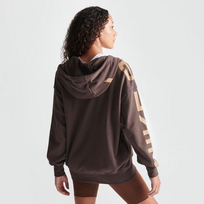 Women\'s Nike Sportswear Air Fleece Oversized Full-ZIp Hoodie| Finish Line
