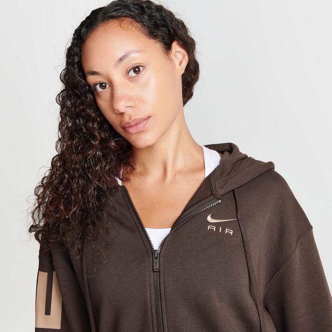 Nike Women's Phoenix Fleece Oversized Hoodie - Baroque Brown