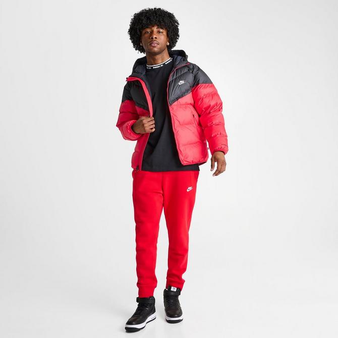 Red white cheap black nike jacket