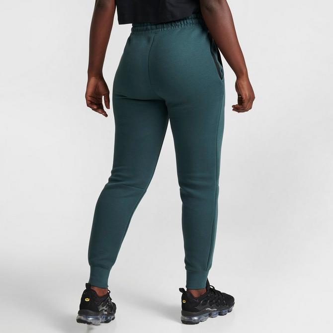 Nike Sportswear Women's Tech Fleece Deep Jungle Green Mid-Rise