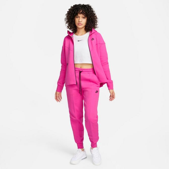 NIKE TECH FLEECE WOMEN'S PANTS JOGGERS REGAL PINK (CW4292 695) SIZE (XS-M)