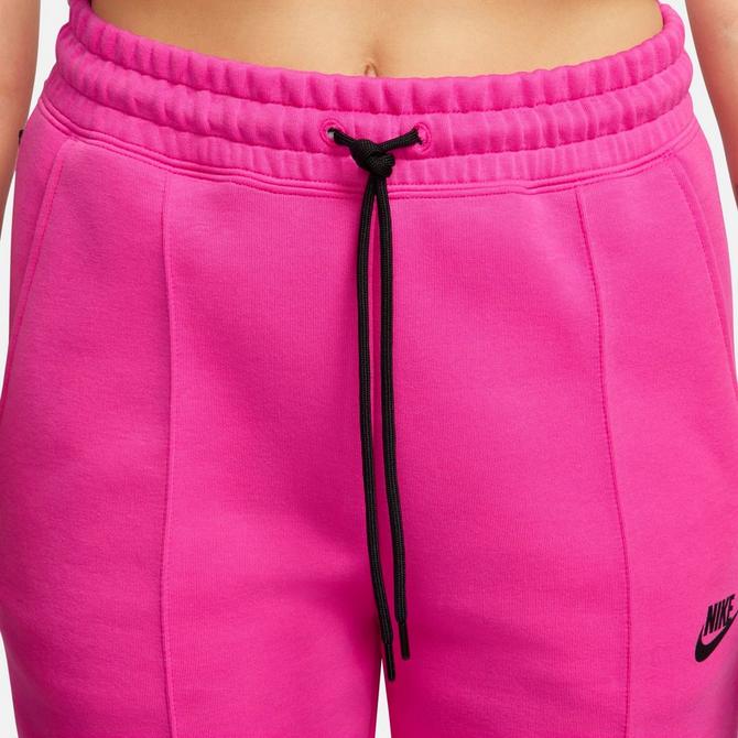 Nike Womens Essential Plush High Rise Jogger - Pink