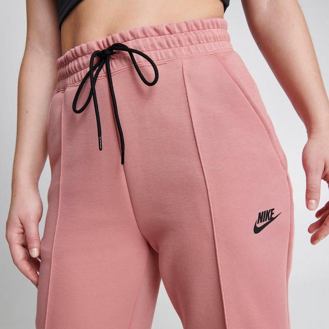 Jogger Pants Nike Sportswear Tech Fleece Essential High-Rise Pant Pink