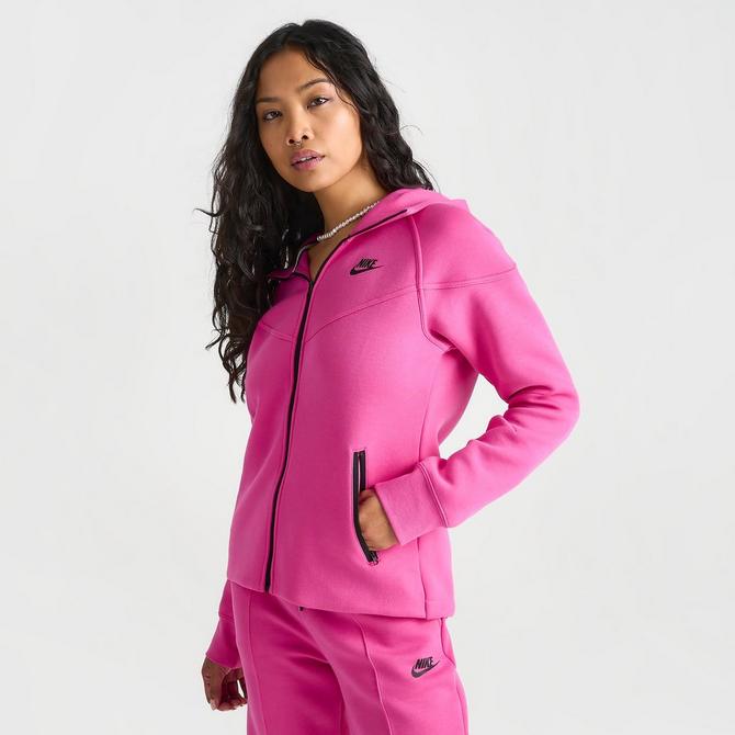 Pink nike best sale tech hoodie