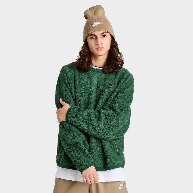 Nike Club Fleece crew neck sweatshirt in green