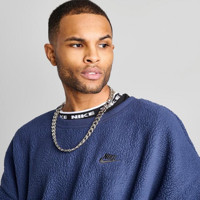 Nike crew neck discount navy