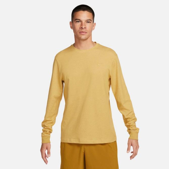 Yellow long sleeve hot sale dri fit shirt