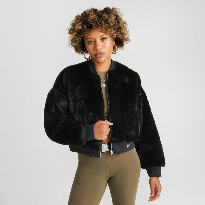 Bomber hot sale faux fur