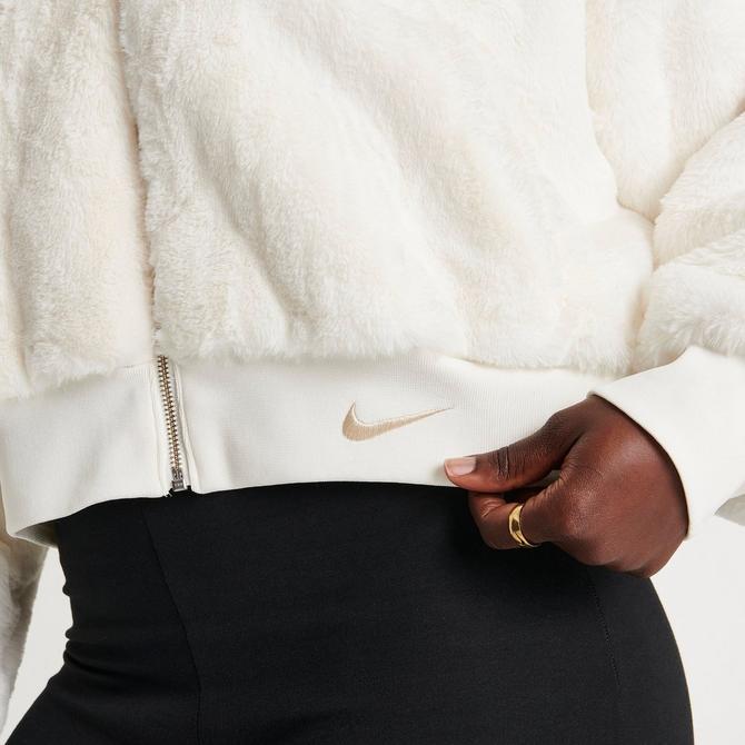 Nike faux fur coat sale