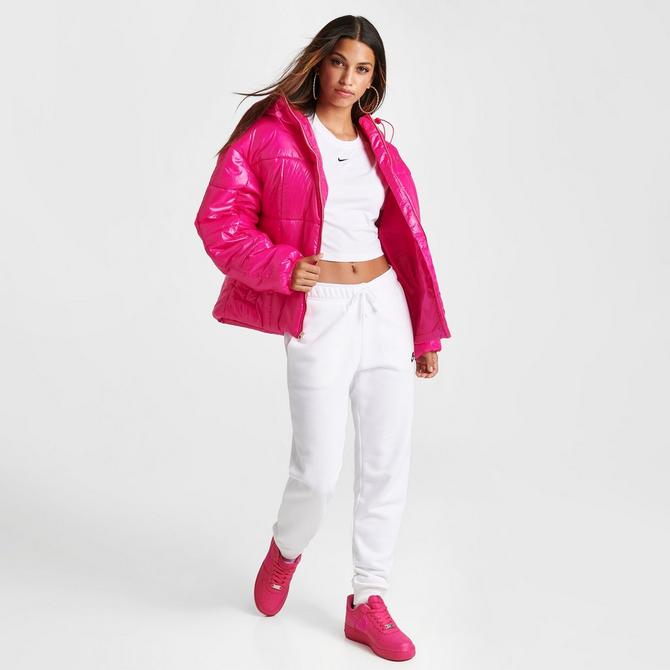 Women's nike heavyweight outlet puffer jacket pink