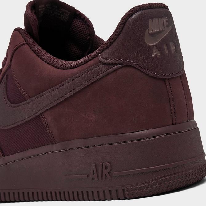 Air force 1 burgundy mens best sale