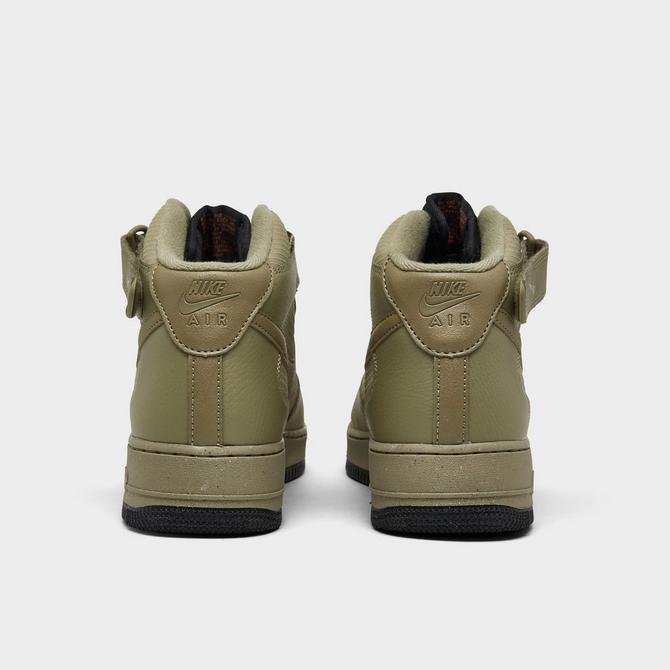 Nike air force 1 2025 mid olive green mens