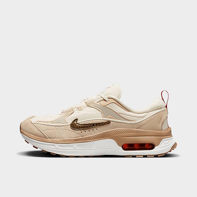 Right view of Women's Nike Air Max Bliss SE Casual Shoes in Pale Ivory/Picante Red/Summit White/Oatmeal/Desert/Cacao Wow Click to zoom