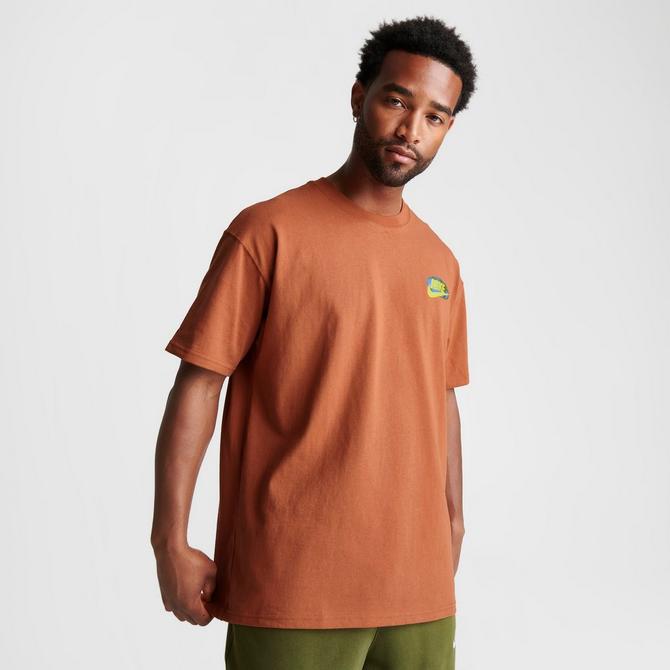 Dark russet nike store shirt